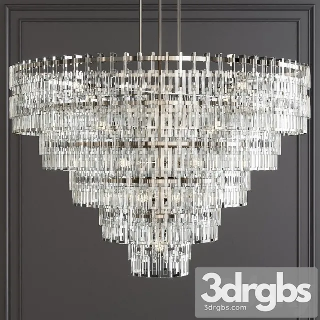 Restoration hardware marignan round chandelier 60 nickel 3D Model Download Restoration hardware marignan round chandelier 60 nickel 3D Model Download