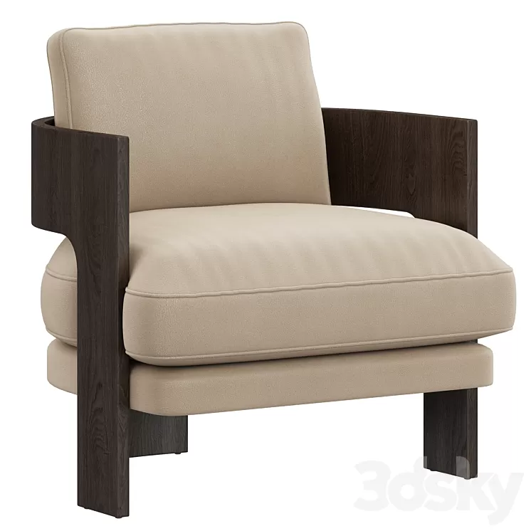 Restoration Hardware Milo Baughman Model 1948 3D Model Restoration Hardware Milo Baughman Model 1948 3D Model