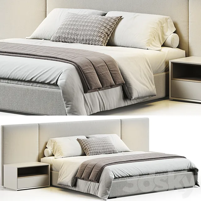 Restoration Hardware Modena Bed 3D Model