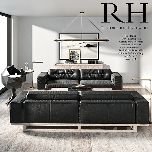 Restoration Hardware Modern 3DModel