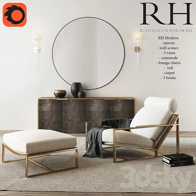Restoration Hardware Modern 3DModel