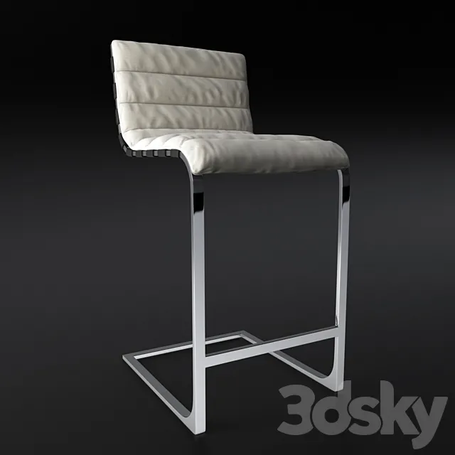 Restoration Hardware – Oviedo Upholstered Barstool 3DModel