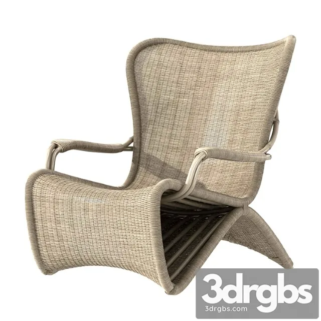 Restoration Hardware Palmeria Lounge Chair 3D Model Download