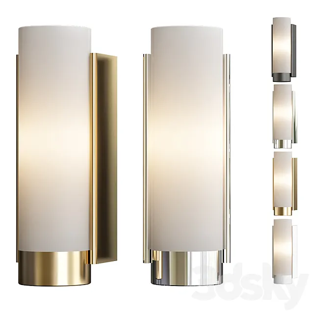 Restoration Hardware powell sconce 3D Model