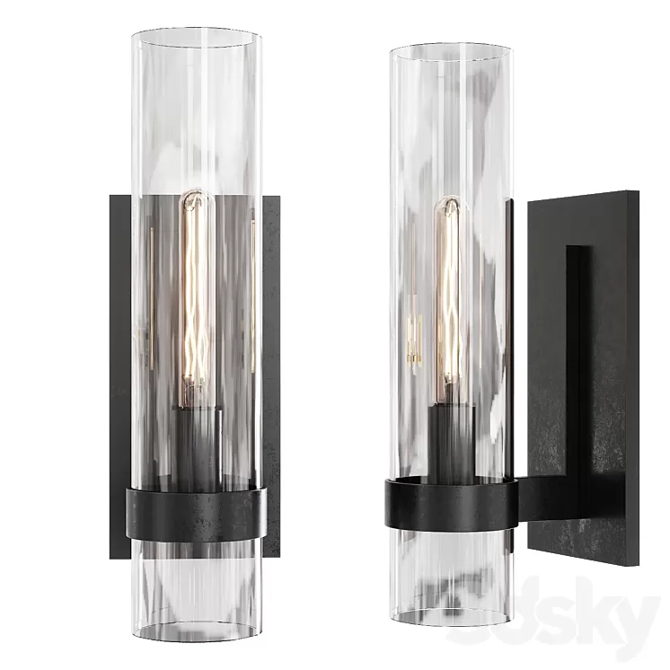 Restoration Hardware RAVELLE GRAND SCONCE Black 3D Model Free Download Restoration Hardware RAVELLE GRAND SCONCE Black 3D Model Free Download