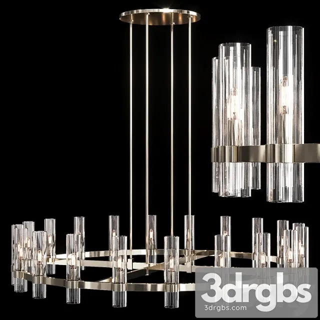 Restoration Hardware Ravelle Round Chandelier 60 Nickel 3D Model Download Restoration Hardware Ravelle Round Chandelier 60 Nickel 3D Model Download