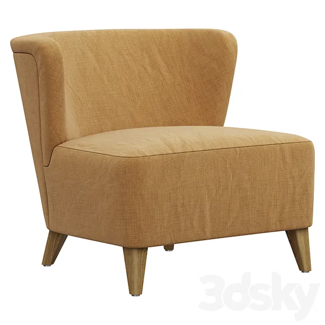 Restoration Hardware Riley Chair 3D Model