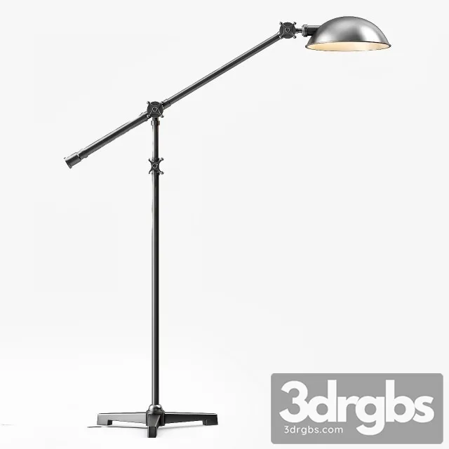 Restoration Hardware Rowan Pharmacy Task Floor Lamp 3D Model Download