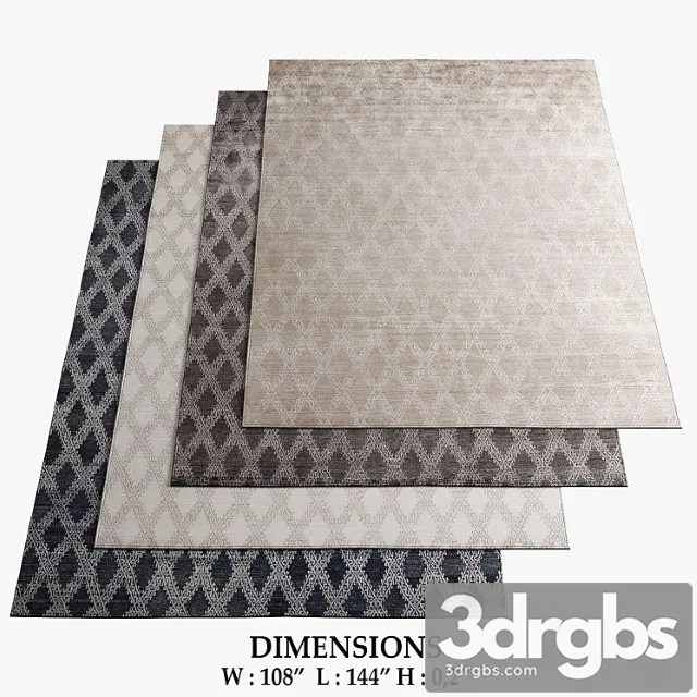 Restoration hardware rugs 104 3D Model Download