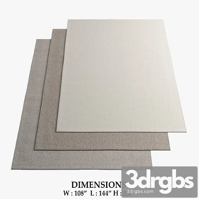 Restoration hardware rugs 107 3D Model Download