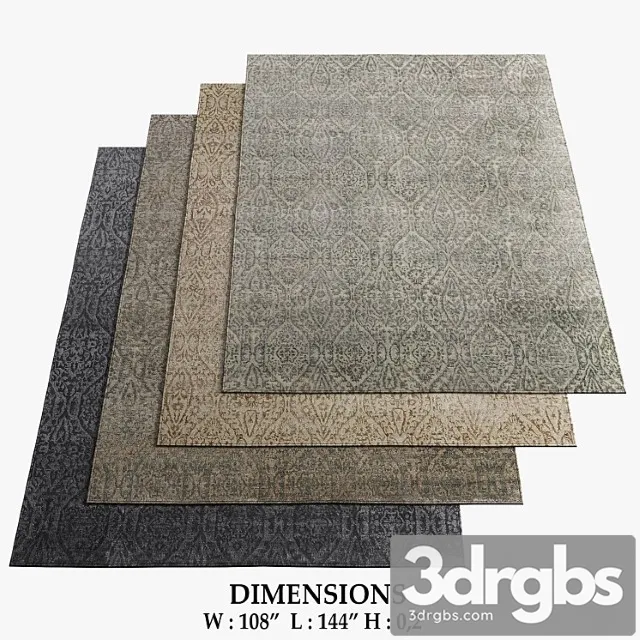 Restoration hardware rugs 115 3D Model Download