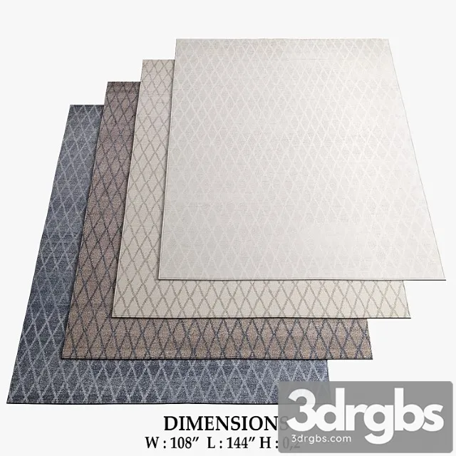 Restoration hardware rugs 129 3D Model Download