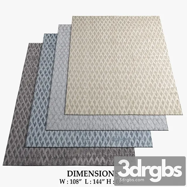 Restoration hardware rugs 19 3D Model Download
