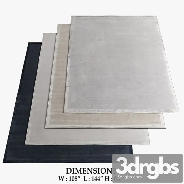 Restoration Hardware Rugs 68 3D Model Download