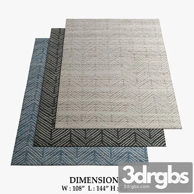 Restoration hardware rugs 86 3D Model Download