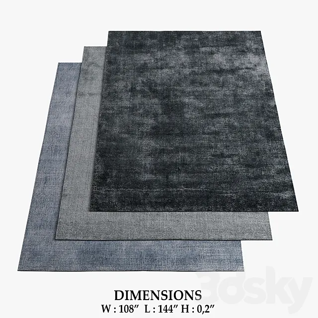 Restoration Hardware Rugs_72 3DModel Restoration Hardware Rugs_72 3DModel