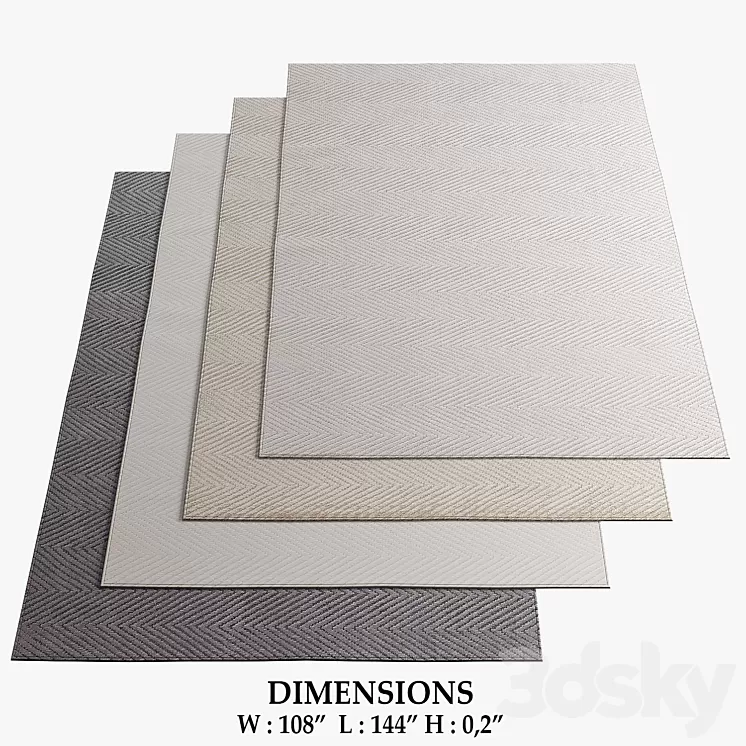 Restoration Hardware Rugs_77 3D Model