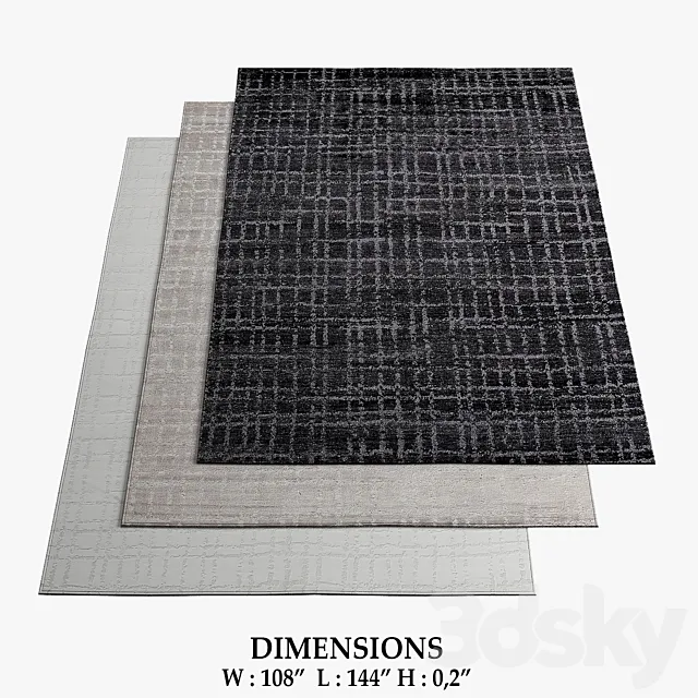 Restoration Hardware Rugs_79 3D Model Restoration Hardware Rugs_79 3D Model