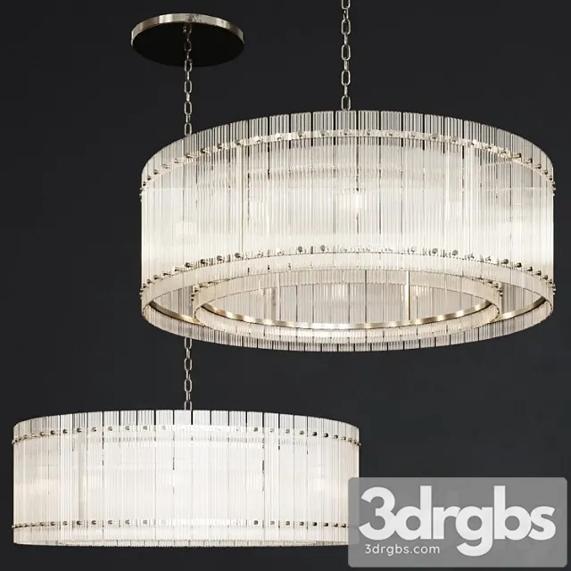 Restoration hardware san marco 1-tier round chandelier 48 nickel Restoration hardware san marco 1-tier round chandelier 48 nickel