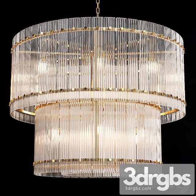 Restoration hardware san marco 2-tier round chandelier 36 brass 3D Model Download Restoration hardware san marco 2-tier round chandelier 36 brass 3D Model Download