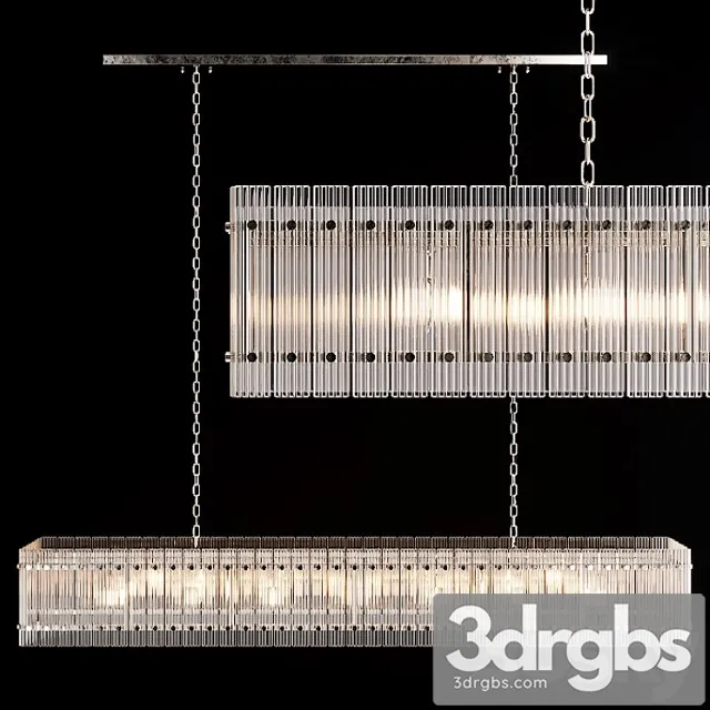Restoration hardware san marco linear chandelier 72 nickel 3D Model Download Restoration hardware san marco linear chandelier 72 nickel 3D Model Download
