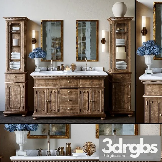 Restoration Hardware Set 3D Model Download