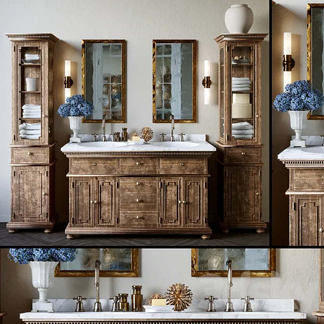 restoration hardware set 3DModel restoration hardware set 3DModel