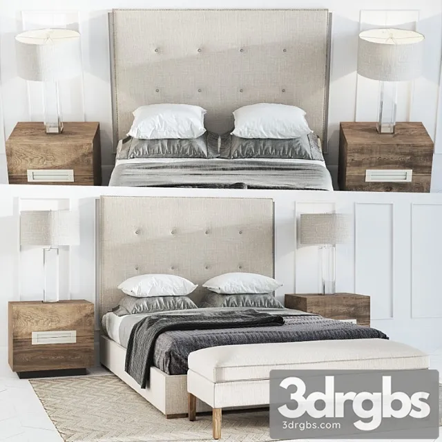 Restoration hardware – tompkins panel box 2 3D Model Download Restoration hardware – tompkins panel box 2 3D Model Download