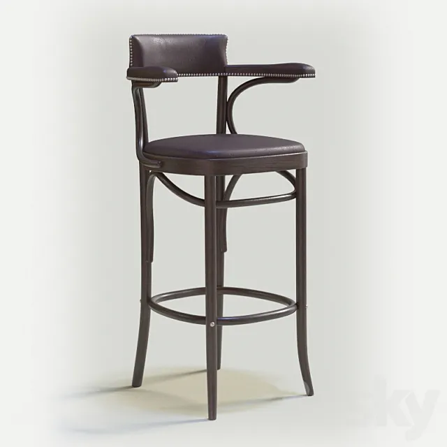 Restoration Hardware vienna cafe barstool 3DModel Restoration Hardware vienna cafe barstool 3DModel