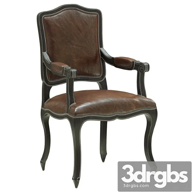 Restoration hardware vintage french camelback armchair 2 3D Model Download Restoration hardware vintage french camelback armchair 2 3D Model Download