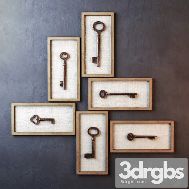 Restoration Hardware Wall Decor 3D Model Download