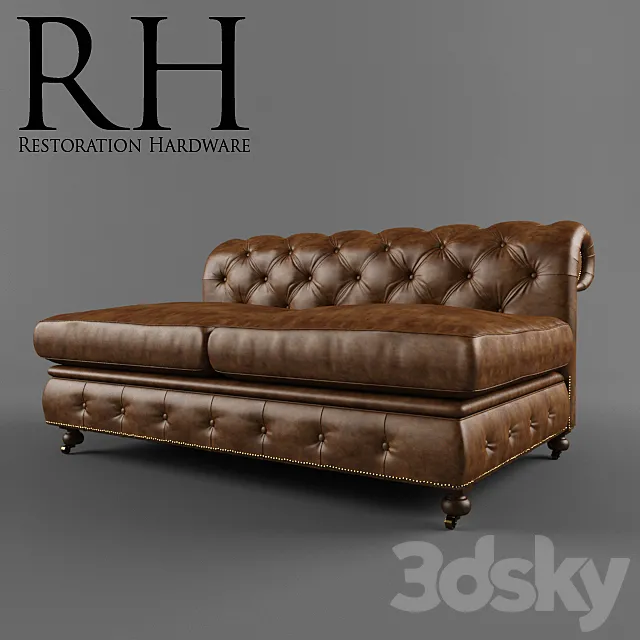 Restoration Hardware_60 “Kensington 3DModel Restoration Hardware_60 “Kensington 3DModel