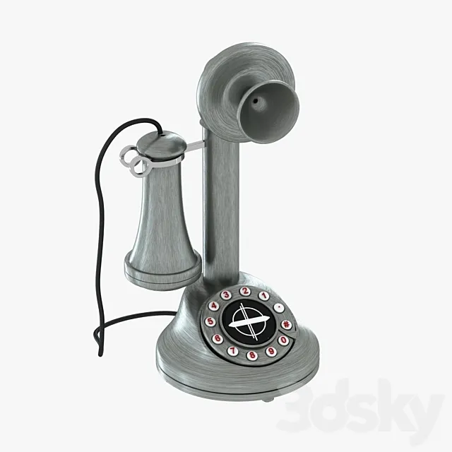 Retro phone 3D Model