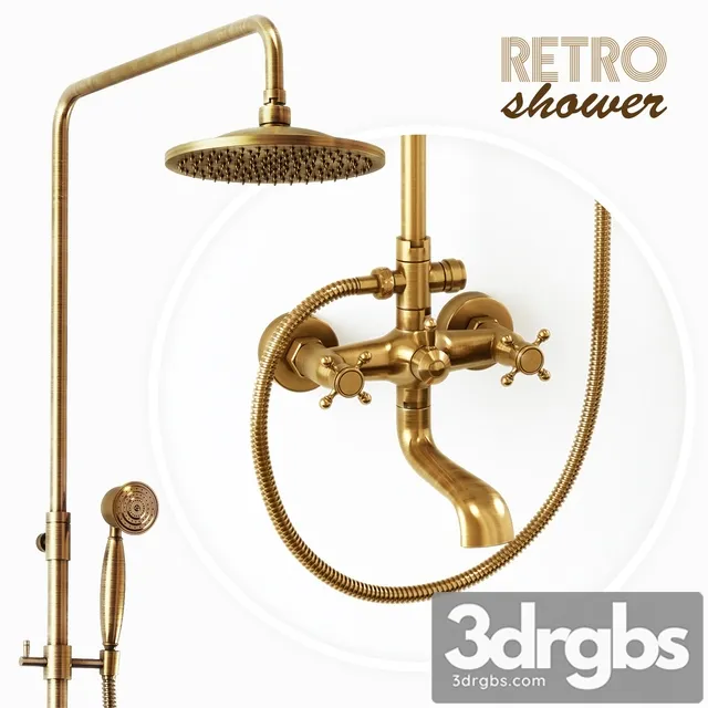 Retro Shower Yanksmart 3D Model Download