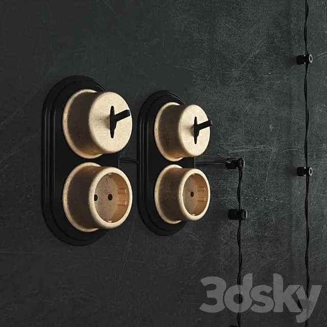 Retro switches. Retro switches 3DModel Retro switches. Retro switches 3DModel