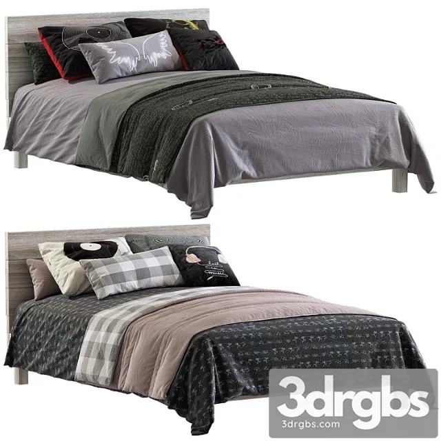 Reve Cabecero Bed 2 3D Model Download Reve Cabecero Bed 2 3D Model Download