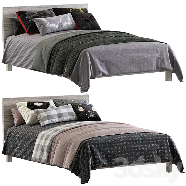 Reve cabecero bed 3D Model Reve cabecero bed 3D Model