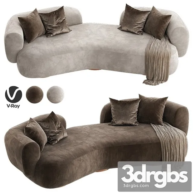 Reverb Okha Sofa 3D Model Download