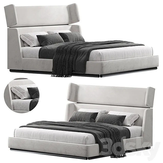 REVERIE Bed By Visionnaire 3D Model