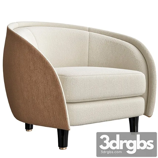 Revers Lounge Chair By Gubi 1 3D Model Download