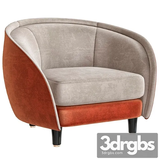 Revers lounge chair by gubi_123 3D Model Download