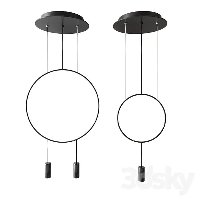 revolta pendant by nahtrang for estiluz 3D Model