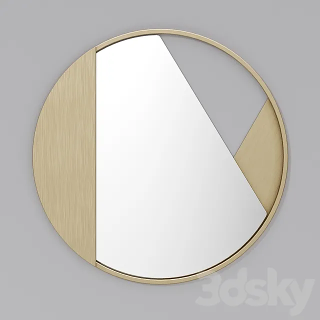 Revolution Wall Mirror 3D Model Revolution Wall Mirror 3D Model