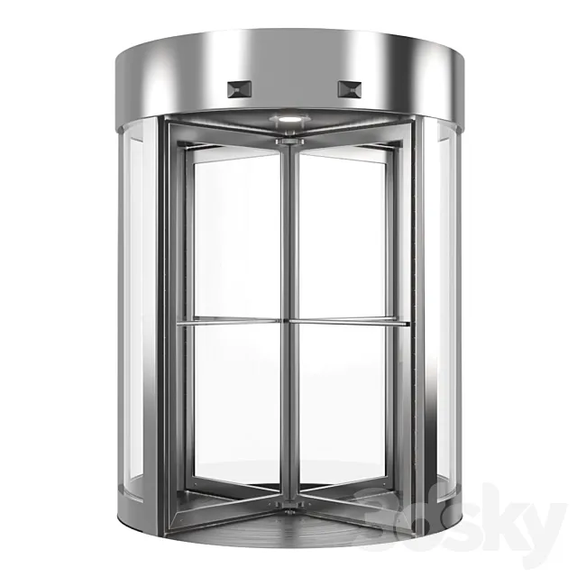 Revolver Door Dorma Crane 2000 3D Model