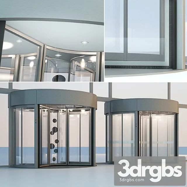 Revolving door dorma kpt-4 3D Model Download