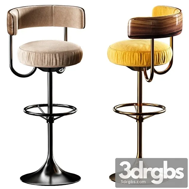 Revolving metal brass bar stool Revolving metal brass bar stool