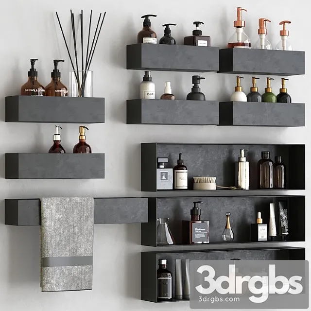 Rexa Bathroom Decor 3D Model Download