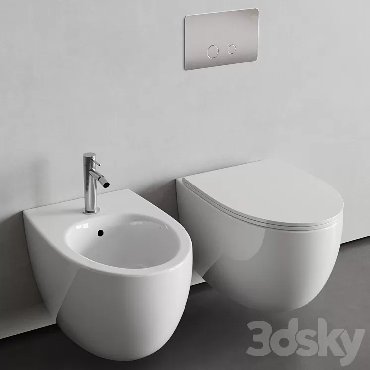 Rexa Design – About.2 WC & Bidet 3D Model Free Download Rexa Design – About.2 WC & Bidet 3D Model Free Download