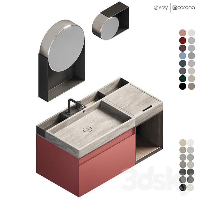 Rexa Design Compact living 90 Set 5 3D Model Rexa Design Compact living 90 Set 5 3D Model