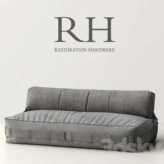 RH _ CARGO LOUNGE LOVESEAT 3DModel RH _ CARGO LOUNGE LOVESEAT 3DModel